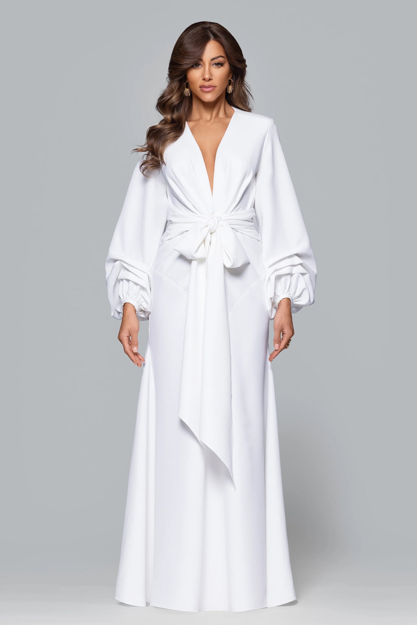 GHRAIL "Millie" Crepe Gown