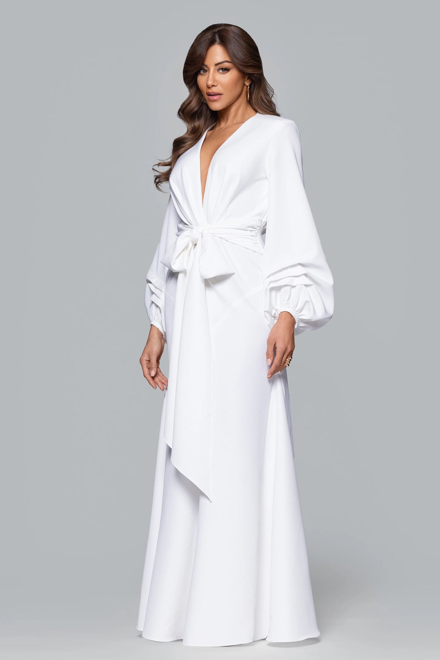 GHRAIL "Millie" Crepe Gown