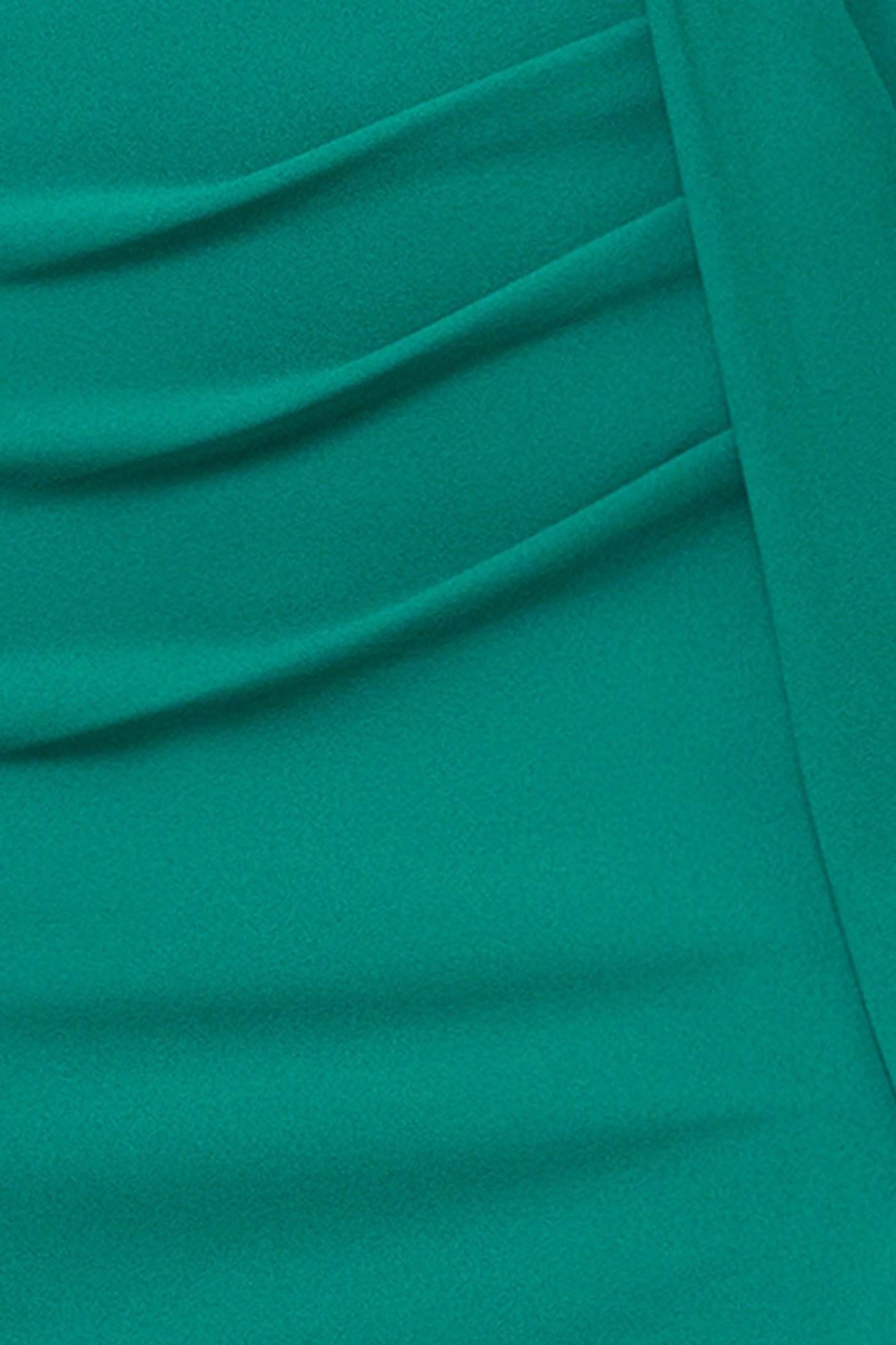 Blondie Nites "Reese" Long Scuba Strapless Ruched Dress