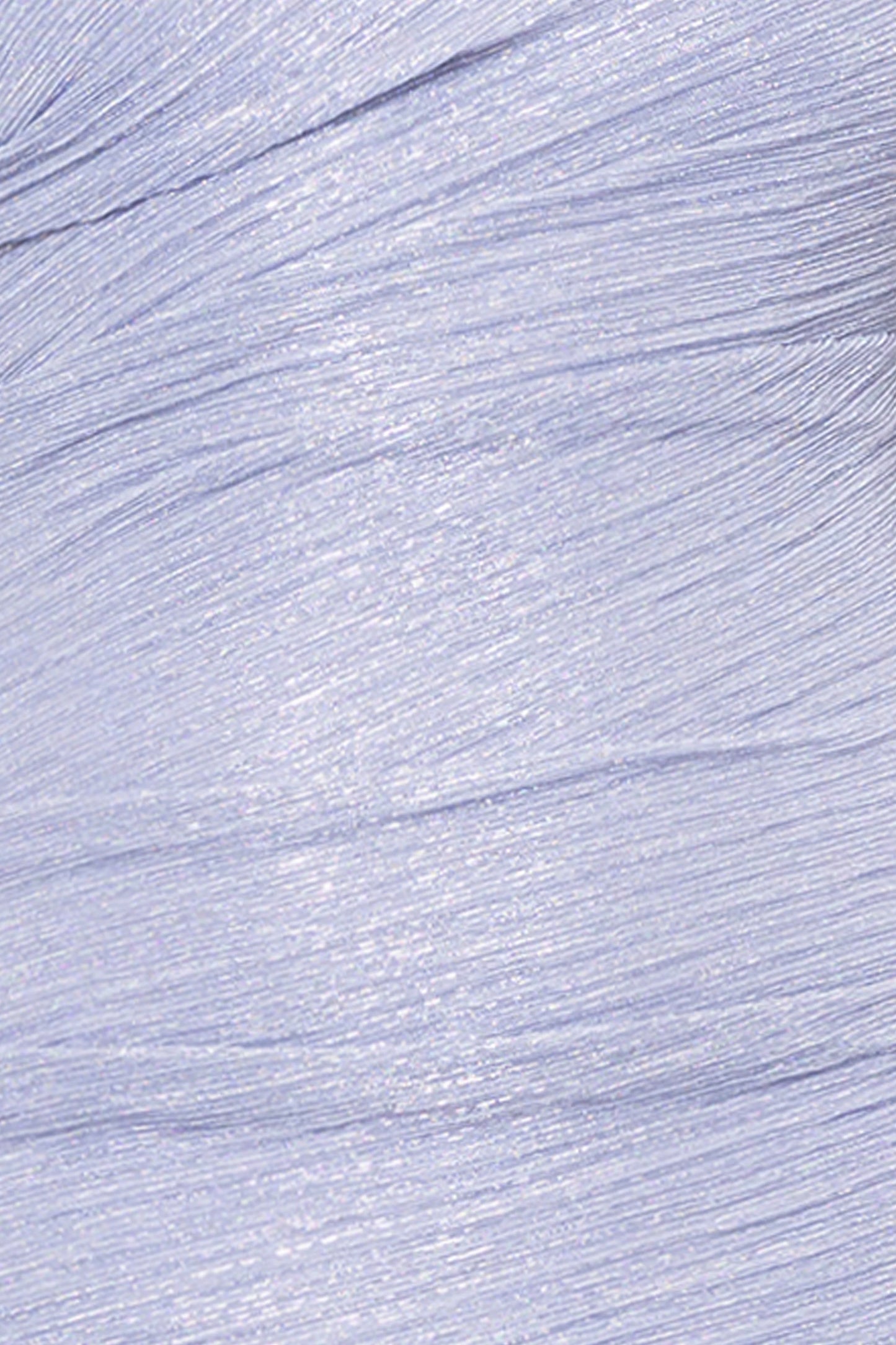 Petite "Elaine" Long Metallic Crinkle Cowl Neck Back Dress