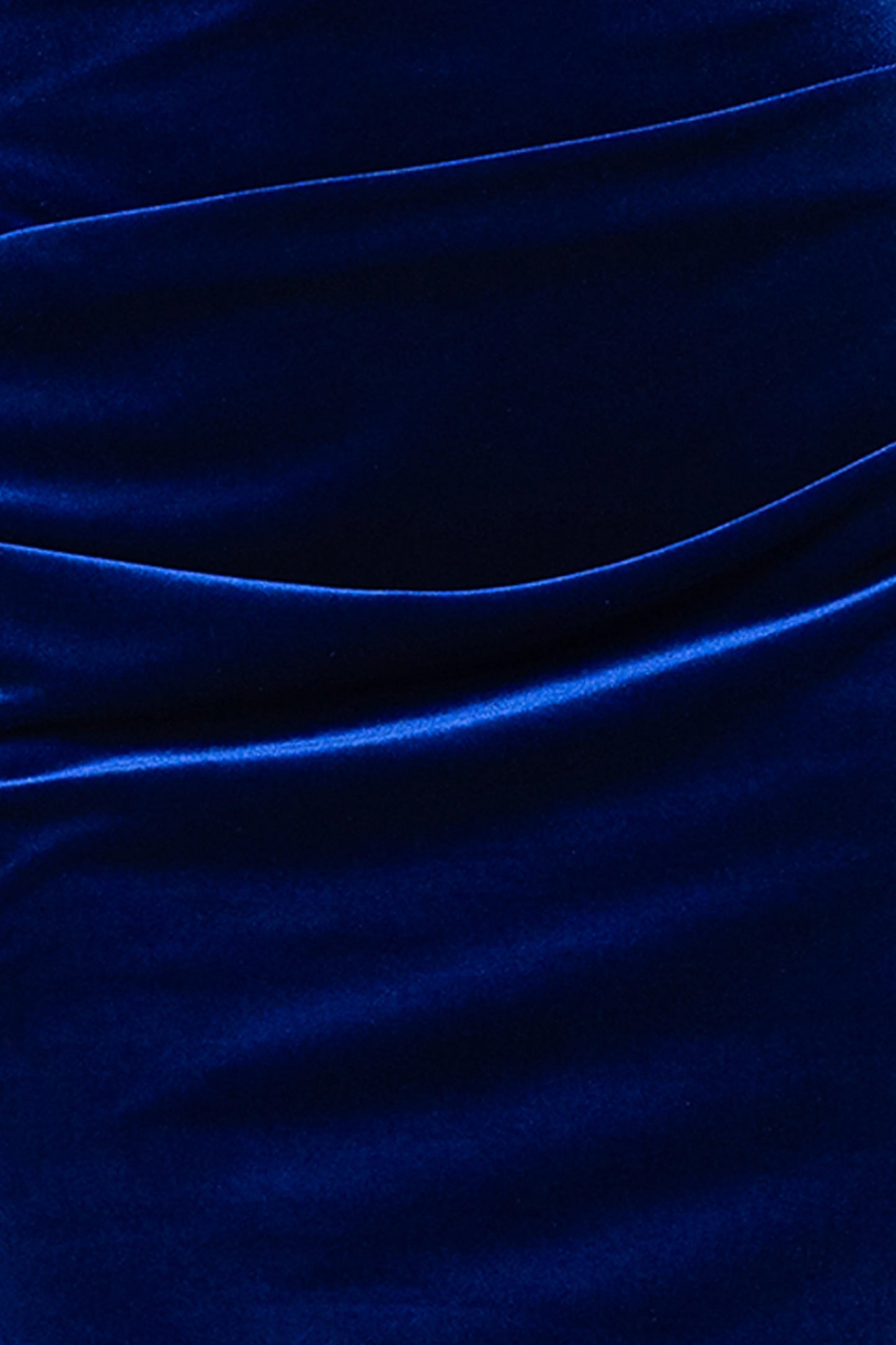 "Leona" Short Velvet Drape Back Dress