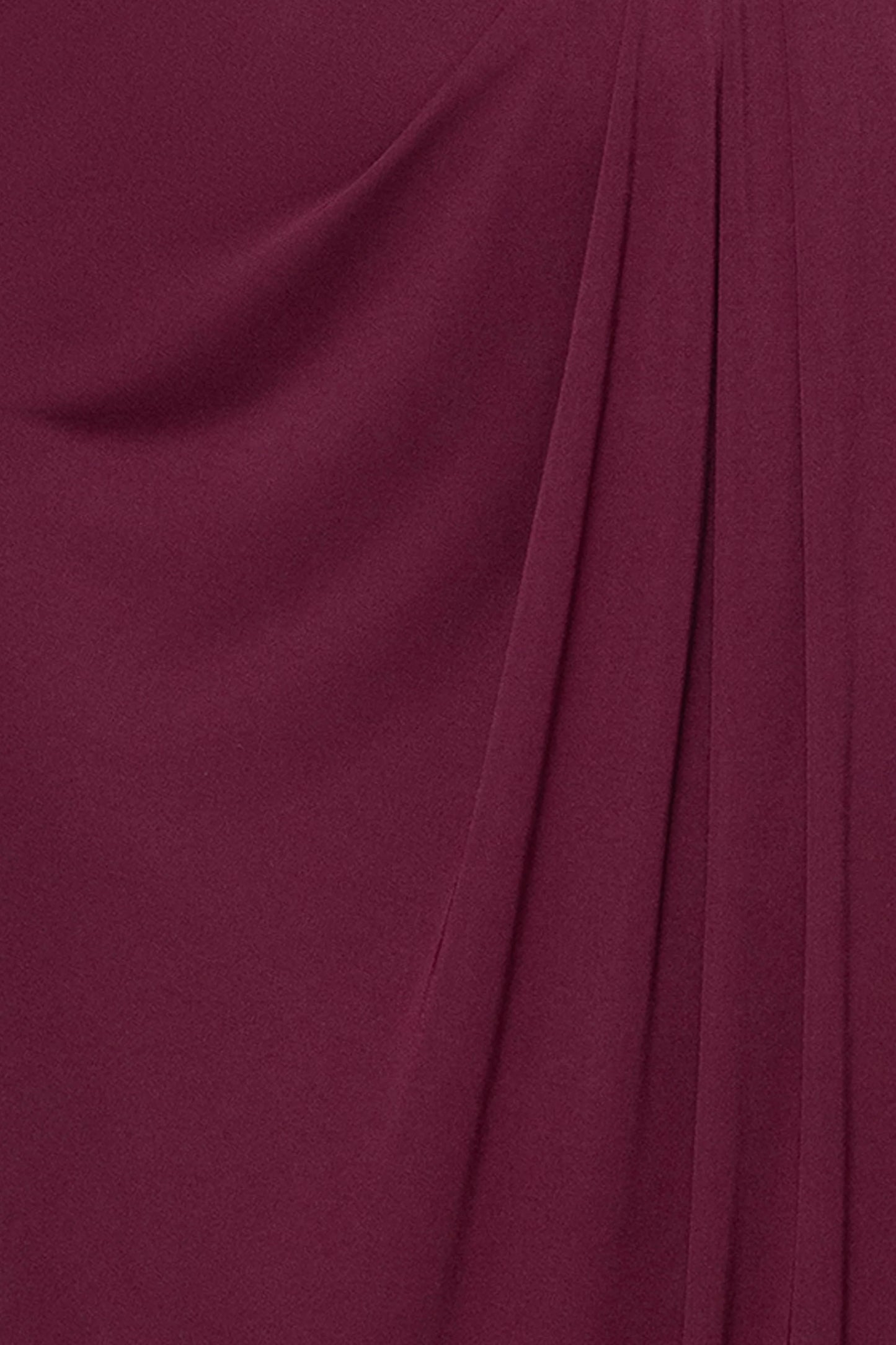 "Margerat" Jersey V-Neck Long Sleeve Floor Length Dress