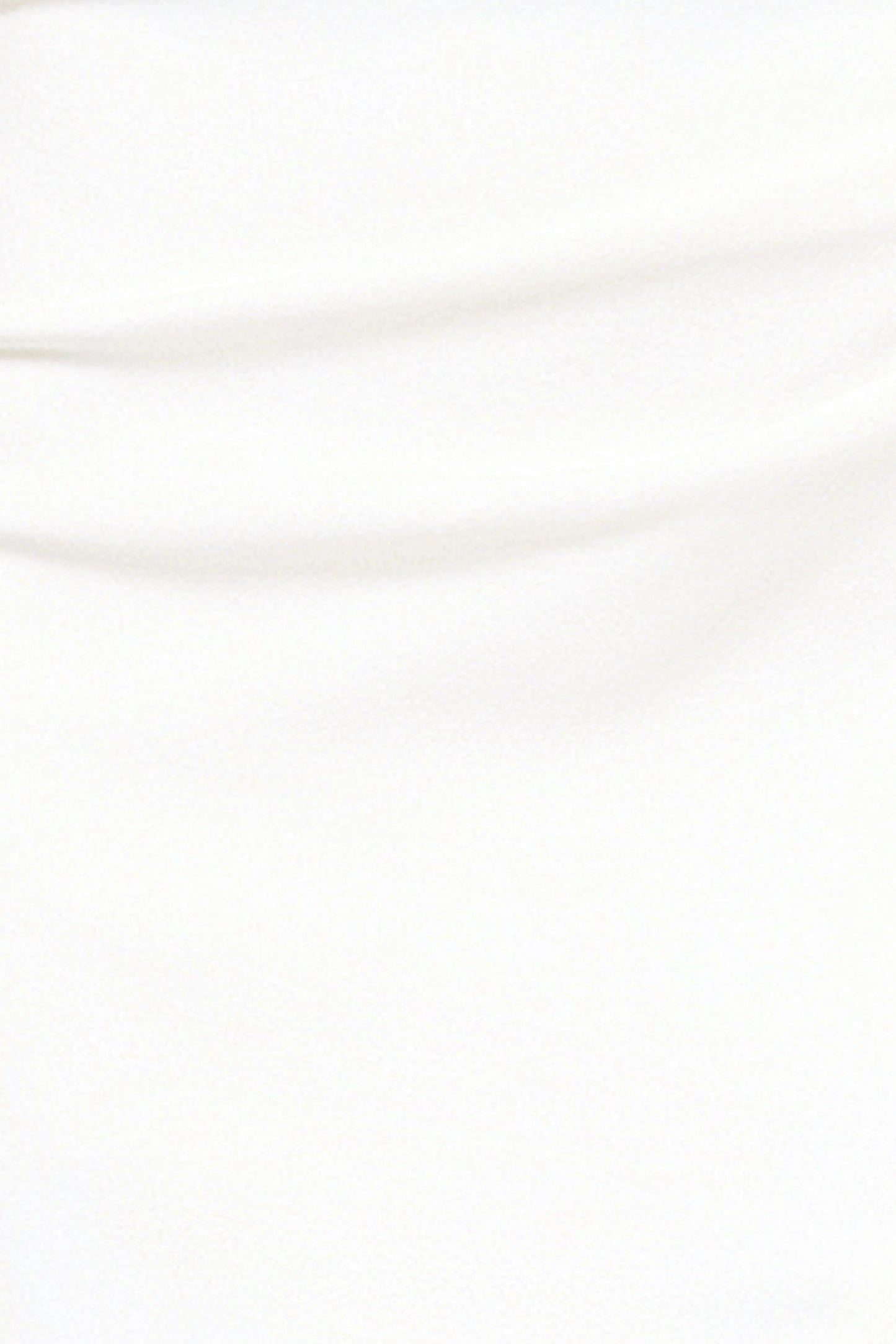 "Candace" Long V- Neck Hi Low Cascade Dress