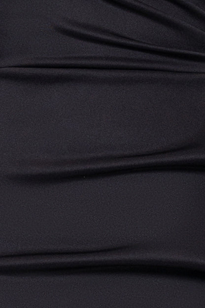 "Nancy" Scuba Bell Sleeve Floor Length Dress