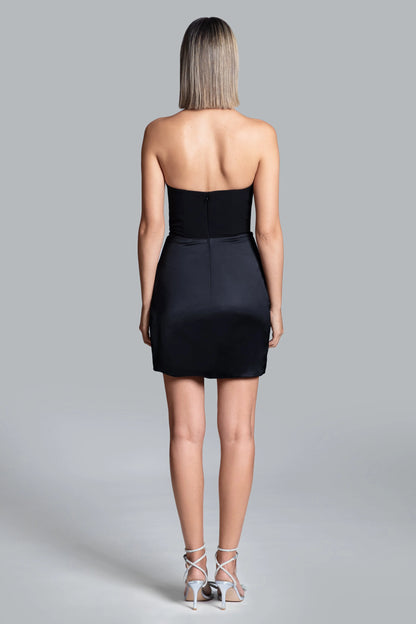 GHRAIL "Rivington" Crepe and Satin Mini