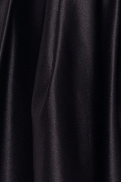 Blondie Nites "Justine" Short Illusion Corset Satin Party Dress